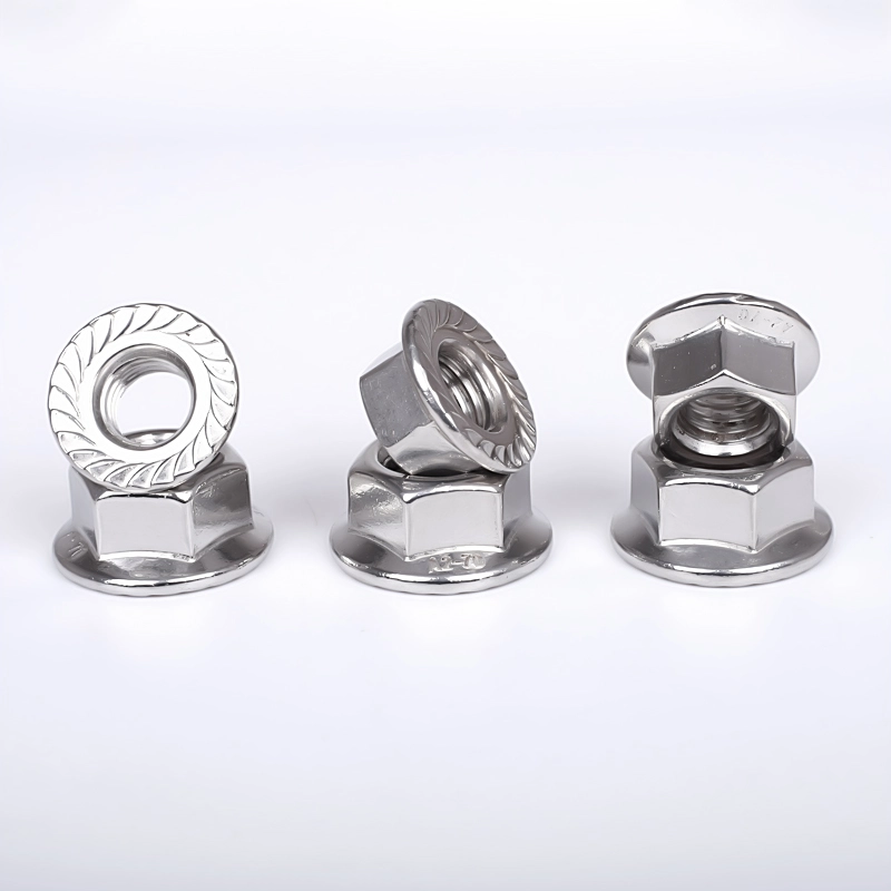 Mur Flange Baja Tahan Karat DIN 6923