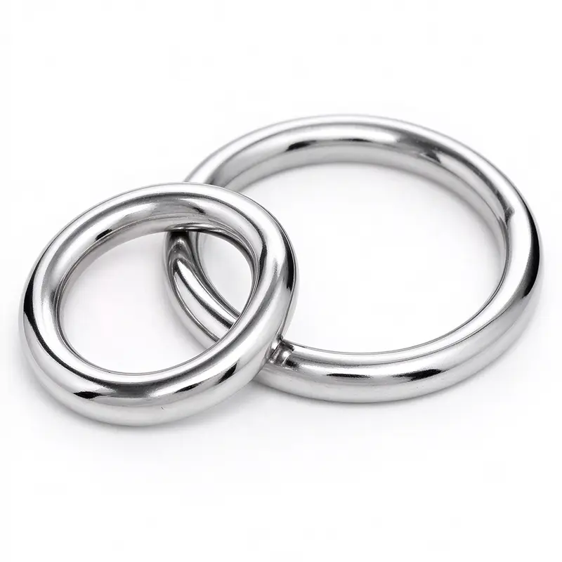 Cincin Bulat Mulus Stainless Steel